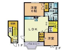プレイスメゾンⅠの間取り画像
