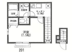 メゾンプリムールの間取り画像