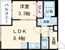 ジーメゾン八幡西ヴェルデの間取り画像