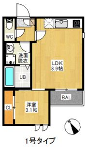 REGALESTパークアベニュー春日の間取り画像