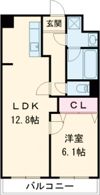 フロンティア八天の間取り画像