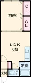 インテリア港の間取り画像