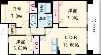 Forest Cherieの間取り画像