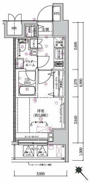 LUMEED横濱鶴見の間取り画像