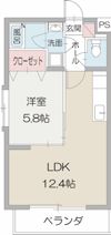 グランポレールの間取り画像