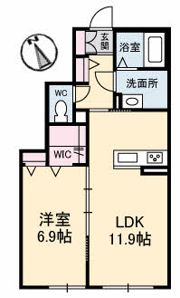 ラーガハウス 茶屋町の間取り画像