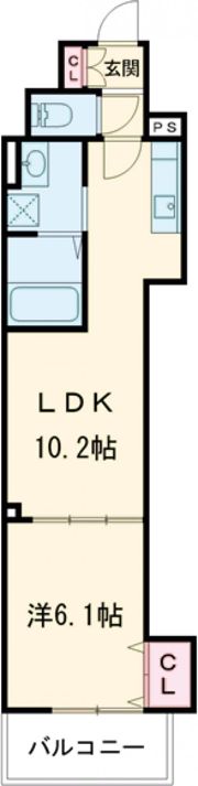 クリエオーレ天理の間取り画像