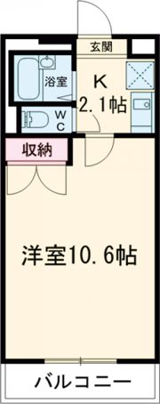 パレス梶栗の間取り画像