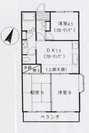 ディオール栄Ⅱの間取り画像