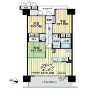 ルイシャトレ神戸ポートアイランドの間取り画像