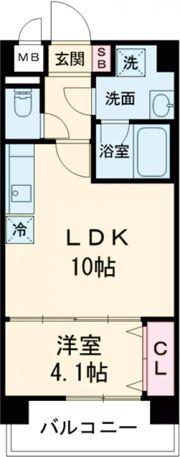 フェリーチェ城北公園の間取り画像