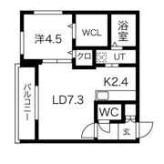 ラ・アクシアⅥの間取り画像