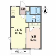 プレステージ川岸 Eの間取り画像