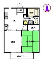 フレグランスゆうゆうの間取り画像