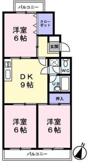 リリー本郷台5号棟の間取り画像