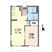 タウニー 中松の間取り画像
