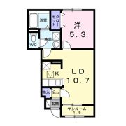 大林1丁目アパートの間取り画像
