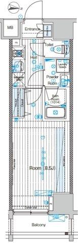 ブライズ方南町の間取り画像