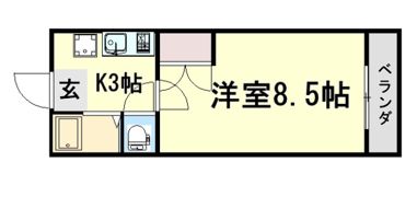 コーポ木村の間取り画像