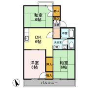 リバーハイツの間取り画像