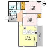 アメニティ 美南東の間取り画像