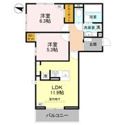 アメニティ 美南東の間取り画像