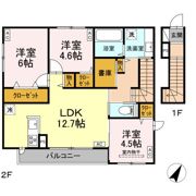 クレスト・トモの間取り画像