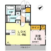セレンディピティ堅田の間取り画像