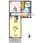 KOCOA TERRACE(ｺｺｱﾃﾗｽ)の間取り画像