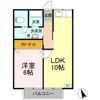 橋田ハイツの間取り画像