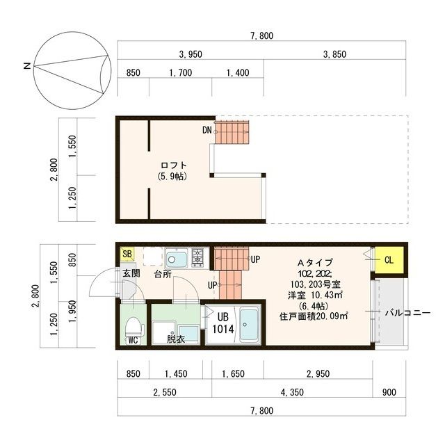 間取図