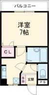 サンライズカワムラの間取り画像