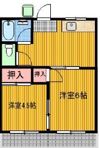 コーポ高崎の間取り画像