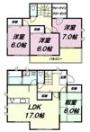 下恩方町戸建の間取り画像