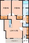 アヴァンセタウンAの間取り画像