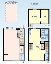サウナ＆ガレージの間取り画像