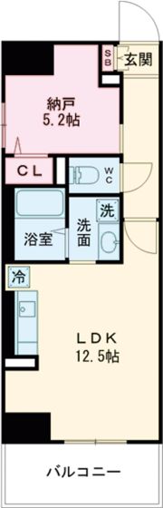 グランコート北園の間取り画像