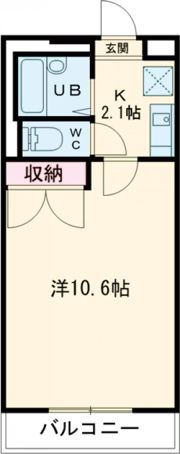 パレス梶栗の間取り画像