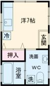 ヤングリーブスⅠの間取り画像