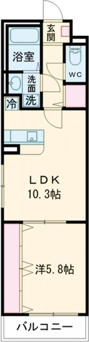MIISTRAL元塩町の間取り画像