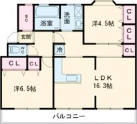 ファミール柏原の間取り画像