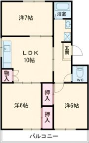 ハイツ五反田の間取り画像