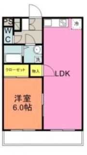 セントラルマンション 伊豆長岡の間取り画像