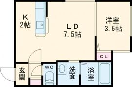 マリオット2条通の間取り画像