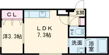 マリオット2条通の間取り画像