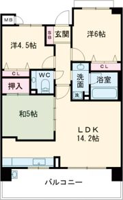 マーレ加古川駅前タワーの間取り画像