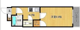 マンションキャッスルの間取り画像
