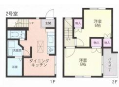 関戸テラスハウスの間取り画像