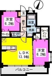 アルテール春日の間取り画像