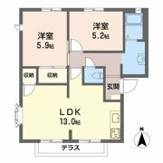 ハイツウッドルの間取り画像